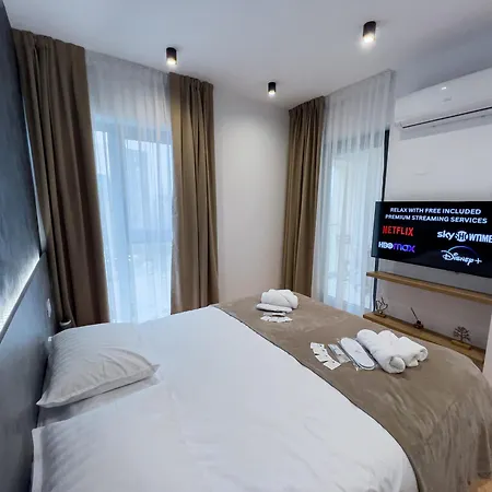 Luminosa - Smart Luxury In Aviatiei - Free Parking - Ev Station Apartmán *