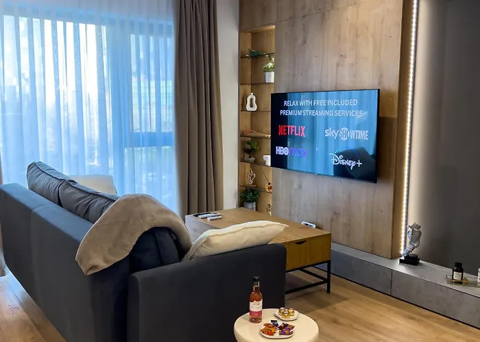 Luminosa - Smart Luxury In Aviatiei - Free Parking - Ev Station شقة *