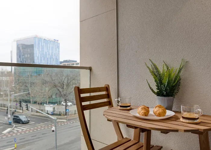 Apartament Luminosa - Smart Luxury In Aviatiei - Free Parking - Ev Station Bukareszt