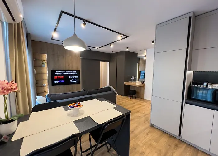 Luminosa - Smart Luxury In Aviatiei - Free Parking - Ev Station Apartamento